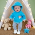 thumbnail image 2 of 17Inch Reborn Doll Winter Coat Outfit Realistic Clothing Set for Collectible Display and Themed Presentation, 2 of 6