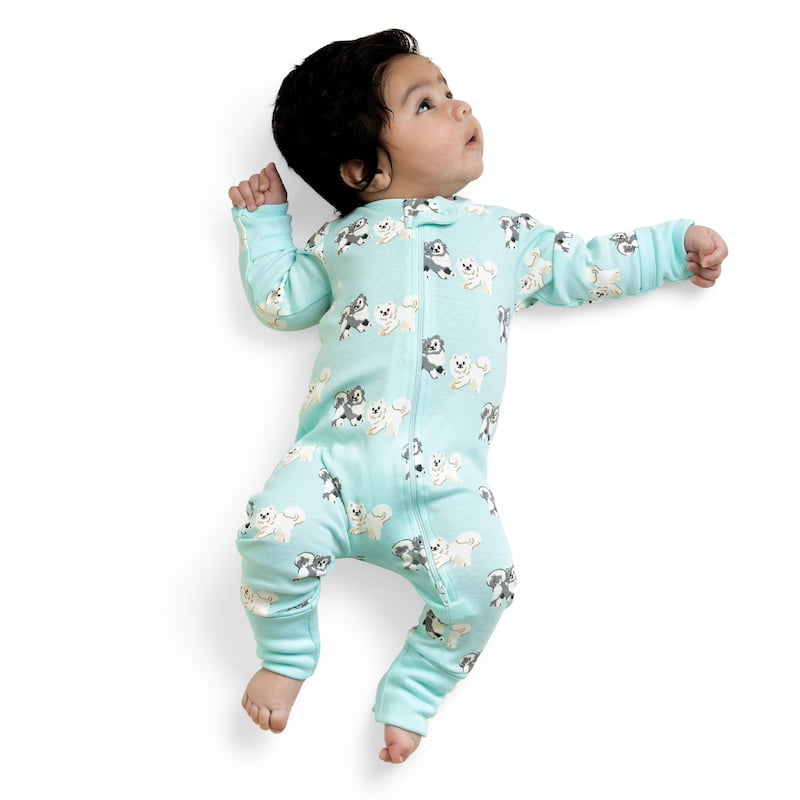 Paris Hilton x Monica + Andy Organic Cotton One Piece Pajama, Sizes Newborn-24 Months
