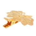 thumbnail image 4 of 5 Pinzas para el pelo con forma de flor de mariposa Vintage Hugo A Buttefly Oro, 4 of 8