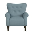 thumbnail image 4 of HomePop Rolled Arm Accent Chair, Blue, 4 of 11