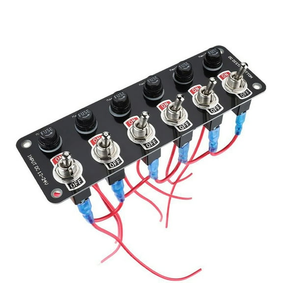 Multi Switch Control Toggle Switch Panel For Cars Trucks Boats And More