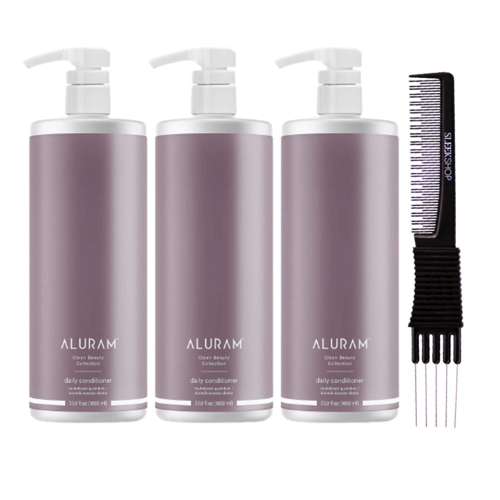 Aluram Coconut Water Shampoo and Conditioner Set, Silicone-Free