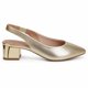 thumbnail image 1 of Zapatilla Slingback Tacón Bajo Confort Punta Fina Mujer Beira Rio 4182220 dorado 27, 1 of 8