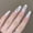 JP2957 [Glue model], variant on French v-shaped white edge wearing nail flash diamond flash fake nails new Xiaohongshu press on nails