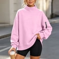 thumbnail image 4 of Kezqiaxn Womens Crewneck Sweatshirt Fashion Long Sleeve Fall Casual Pullover Tops with Pockets Sweatshirts for Women, 4 of 7