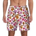 thumbnail image 2 of Goofa Squirrel In The Forest Printed Men's Swim Trunks Board Shorts Quick Dry Mens Swimming Trunks with Compression Liner,Breathable Fit Hawaii Beach Shorts-3X-Large, 2 of 9