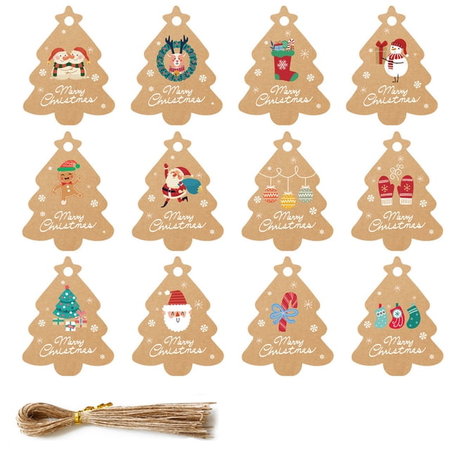 Combinación de tarjetas de felicitación navideñas de diferentes diseños, tarjeta de felicitación tridimensional a través de la etiqueta.