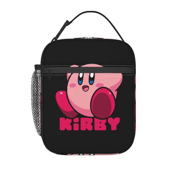 Kirby Reusable Lunch Bag School Portable Cooler Bag Insulated Lunch Box For Beach Picnic Travel