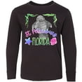 thumbnail image 3 of Inktastic St. Petersburg Florida Cute Swimming Manatee Long Sleeve Youth T-Shirt, 3 of 5