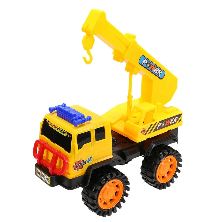 1pc Kids Car Toy Plastic Crane Toy Crane Model Toys Funny Engineering Truck Toy Early Educational Plaything (Large Size), Size: 25x17x12CM