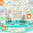 thumbnail image 2 of Surfing Theme First Birthday Decorations - Vintage Surf Backdrop Banners Garland Cake Cupcake Toppers Balloons, The Big One 1st Bday Party Supplies, 2 of 6