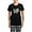 With Checker Pant, variant on CafePress - Black And White Cow Pajamas - Women's Short Sleeve Print T-Shirt and Pants Dark Cotton Pajama Set