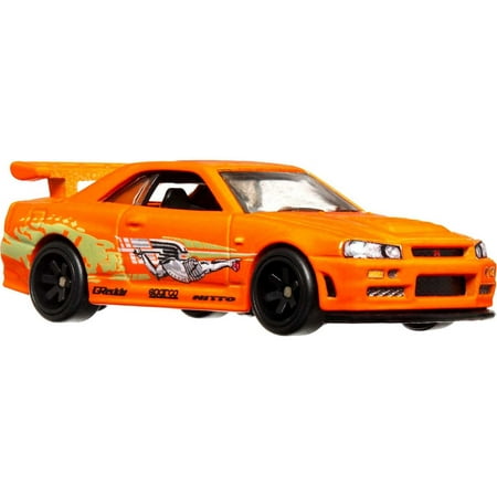 Hot Wheels Premium Toy Car Inspired by Fast & Furious Movies in 1:64 Scale, Collectible Vehicle, Assorted