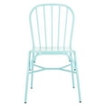 thumbnail image 2 of SAFAVIEH Everleigh Outdoor Patio Side Chair, Baby Blue, Set of 2, 2 of 7
