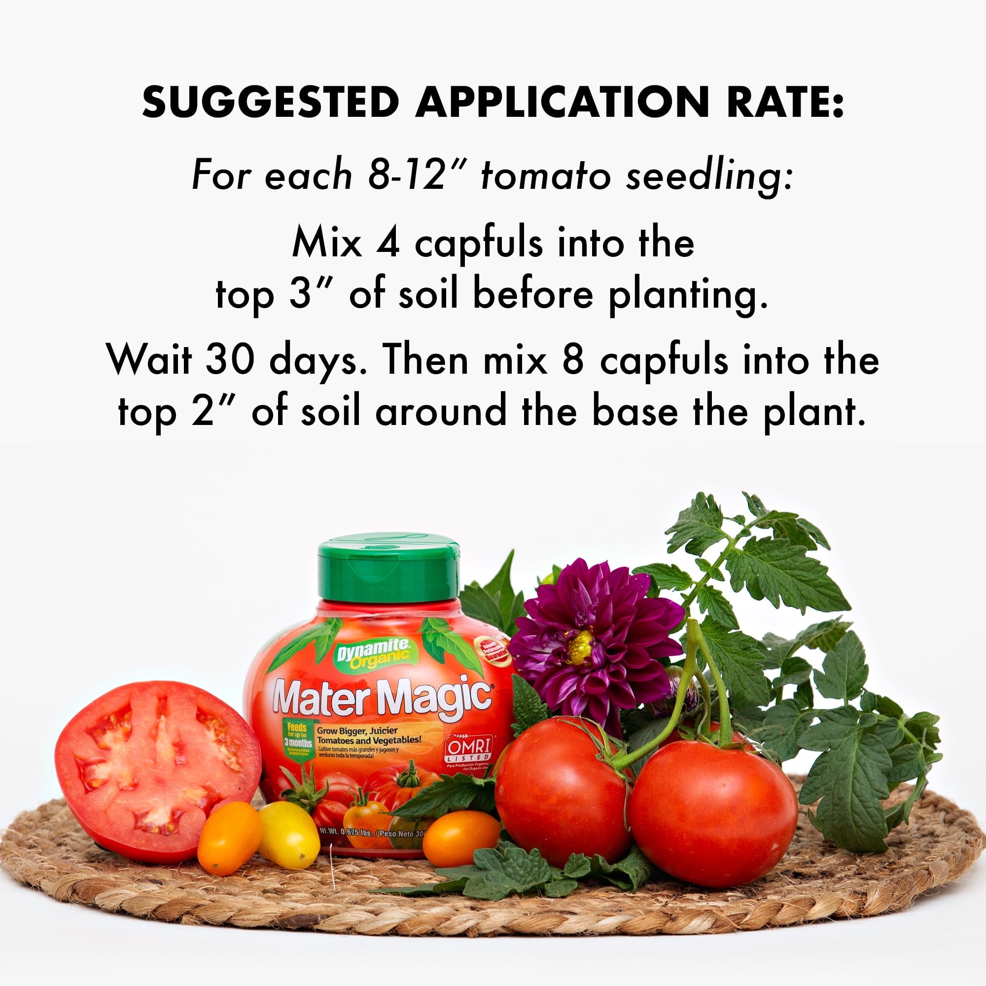 (2 pack) Dynamite Mater Magic Plant Food Natural & Organic 8-5-5 0.675 lb.