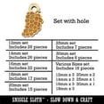 thumbnail image 2 of Bundle of Grapes Fruit Solid Wood Mini Charms Shapes DIY Craft Jewelry - With Hole - 25mm (7pcs), 2 of 7