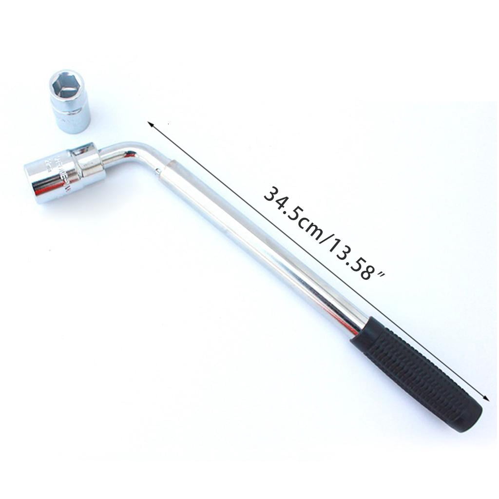 CEORPER Extendable Wheel Wrench Set 17/19mm ＆ 21/23mm Wheel Lugs Wrench Brace For Car