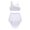 A White, variant on Alvivi Kids Girls Lyrical Latin Modern Dance Outfits Sequins Camisole Crop Top Mesh Skirt Set