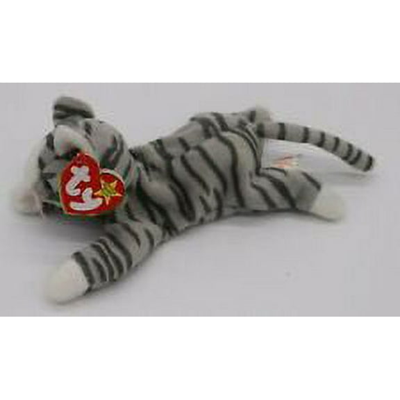 TY Beanie Babies - Prance The Silver Cat