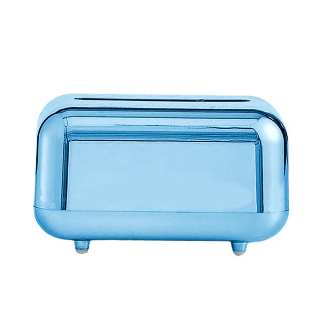 Estuche porta pañuelos Caja de pañuelos decorativa de lujo, servilleta multiusos, almacenamiento de papel, contenedor de pañuelos faciales, organizador para dormitorio, , Azul Magideal Estuche porta pañuelos