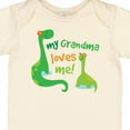 thumbnail image 4 of Inktastic Grandma Loves Me Grandchild Dinosaur Boys Baby Bodysuit, 4 of 5