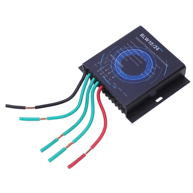 Controlador de generador de turbina eólica 500W 12V 24V Control de carga automática a prueba de agua para energía