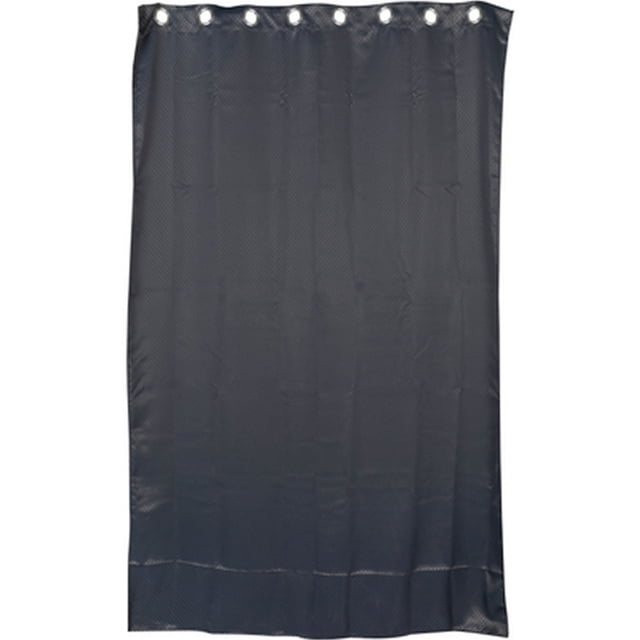 cortina para ventana de poliéster gris 2.13 x 1.34 m