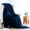 Navy Blue, variant on COOKEY Fleece Blanket Twin Size Dark Gray - 300GSM Soft Fluffy Microfiber Anti-Static Blanket 60"x80" for Bed