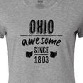 thumbnail image 4 of Inktastic Ohio Awesome Since 1803 Women's T-Shirt, 4 of 5