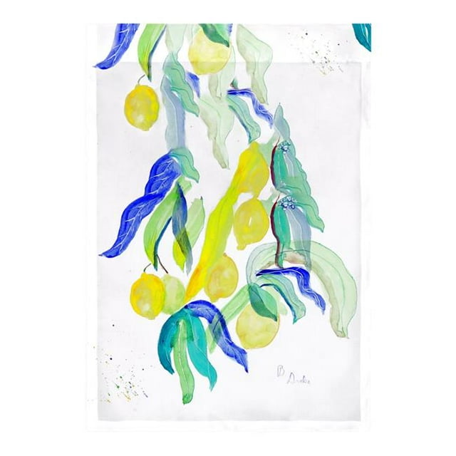 Betsy Drake FL1112 12.5 x 18 in. Lemon Tree Flag