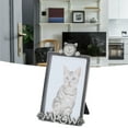 thumbnail image 3 of Pet Memorial Picture Frame, Cat Picture Frame Vertical Picture Frame Fits 4x6inch Vertical Photo  for Home Counter for Desk, 3 of 8