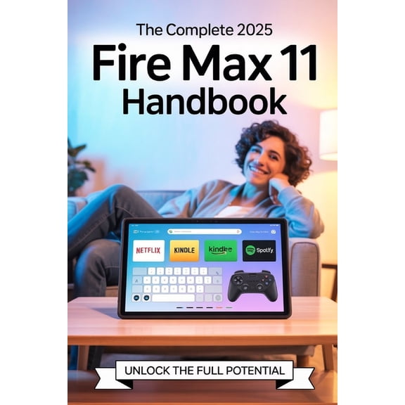 Kindle Fire Awesome Guides The Complete 2025 Fire Max 11 Handbook: Tips, Tricks & Setup for All Ages - Stream, Work, Read, and Play with Confid, Book 3, (Paperback)
