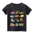 thumbnail image 4 of DAETIROS Boys T Shirt, Cute Cars Crew Neck Casual Short Sleeve Comfy Soft Boys Summer Tee Black Size 3-14, 4 of 6