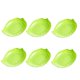 thumbnail image 4 of unbranded 6Ud En Forma De Hoja Para Plástico Verde Ideal Para Fiestas Y Uso En Cocina, 4 of 8