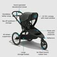 thumbnail image 6 of Baby Jogger city prix jogger x bike trailer, Ambition Black, 6 of 8