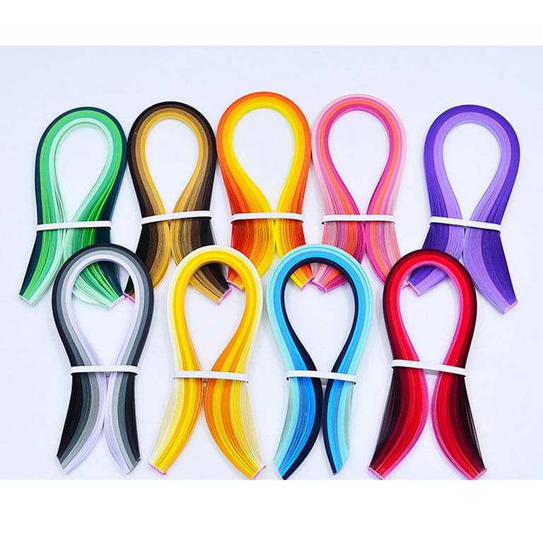 Colorful Strips Quilling Paper 39 cm
