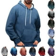 thumbnail image 5 of Chiccall Gradient Hoodies for Men Oversized Printed Drawstring Hooded Pullover Sweatshirts Casual Fall Fashion 2025 Printed Tops with Pocket, 5 of 5