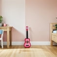 thumbnail image 4 of IFANLANDOR Jouets Guitare pour Enfants Guitare Acoustique Design Portable Multicolore pour Éducation Musicale 1ensemble, 4 of 6
