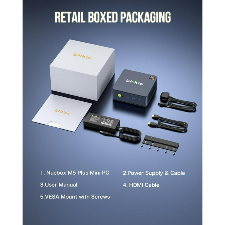 ミニPC GMKtec NucBox M5Plus AMD Ryzen 7 5825U AMD Ryzen 7 5825U Mini PC--NucBox M5 Plus