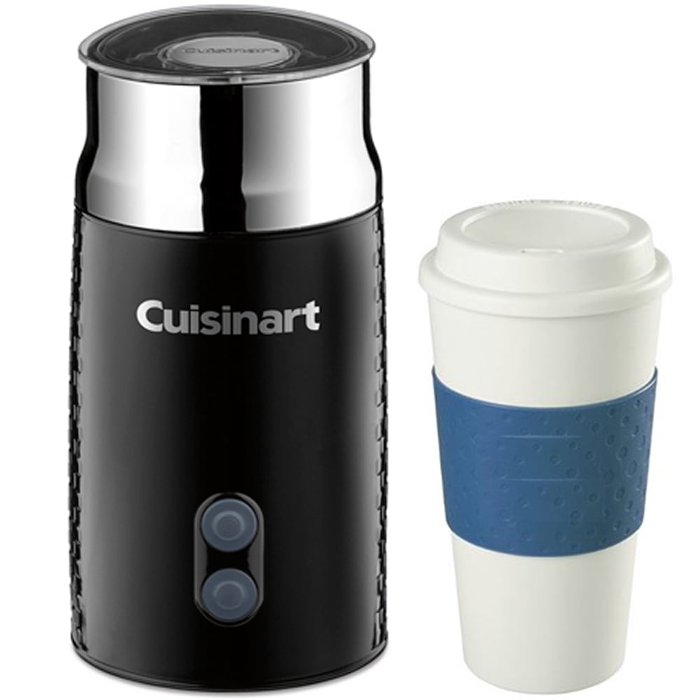 Cuisinart Tazzaccino Milk Frother Black (FR10) with Copco 16Ounce