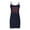 Navy, variant on Tnhcen Plus Size Women's Sleeveless Sleep Dress with 4th of July Print - Short Spaghetti Strap Nightgown S-2XL | Elastic Milk Silk Sleepwear