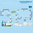 thumbnail image 1 of Portería De Fútbol De Plástico, Portería De Fútbol Portátil Para Reuniones Familiares, Porterías De Fútbol De Entrenamiento Para Patio Trasero, 1 of 4