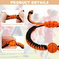 thumbnail image 5 of Soccer Baseball Basketball Bracelet Gifts for Boys Girls, Adjustable Handmade Braided Rope Silicone Bead Wristbands Bracelet, Sports Lover Teens Players Team Accessories Stuff Jewelry Gift for 6-16, 5 of 6