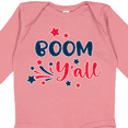 thumbnail image 4 of Inktastic 4th of July Boom Y'all with Red White and Blue Stars Boys or Girls Long Sleeve Baby Bodysuit, 4 of 5