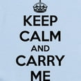 thumbnail image 2 of CafePress - Keep Calm And Carry Me Body Suit - Baby Light Bodysuit, Size Newborn - 24 Months, 2 of 4