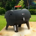 thumbnail image 4 of Royal Gourmet Portable Charcoal Grill with Two Side Cooking Area, Outdoor Compact BBQ Grill for Backyard Camping, CC1619, 4 of 9