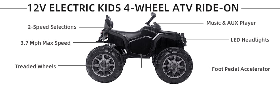 how fast do 12v ride ons go