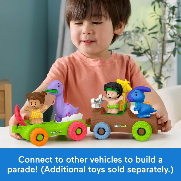 Fisher-Price Little People Dinosaur Parade Egg Car & Figure Set