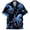 07-Blue, variant on IWRICH 80s 90s Hawaiian Plus Size Shirts for Men Vintage Button down Short Sleeve Shirt Party Disco Beach Outfit 07-Blue XL