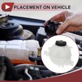 thumbnail image 3 of Unique Bargains 1 Set Tanque de expansión de agua del reservorio de refrigerante del motor para BMW X3 X4 G01 G02 2018-2020 2.0L 3.0 Botella de reservorio de radiador con tapa No.17138742660, 3 of 6